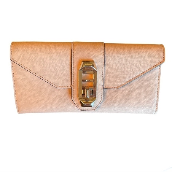 Rebecca Minkoff Pale Pink Wallet Billfold - Picture 1 of 8